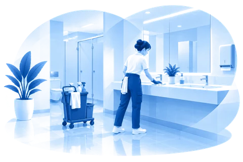 Hygienische  Sanitärreinigung