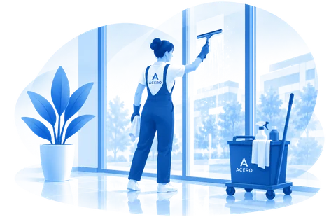 Fenster- und  Glasreinigung